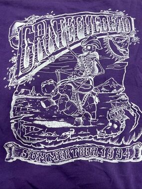 Grateful Dead XL Short Sleeve Graphic 1994 original USA made concert shirt z21